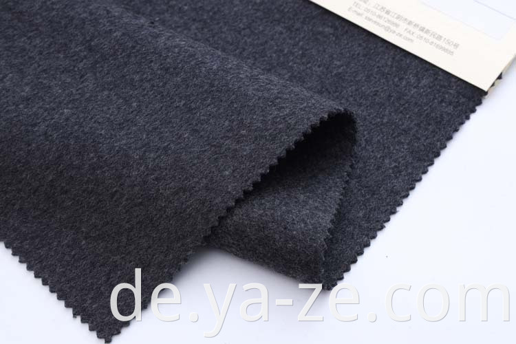 Garantierte Qualität doppelseitiger Side -Side -Side -Garn gefärbt Fleece Woll Woll -Mantel Hersteller Stoff für Anzugmantel Tuch